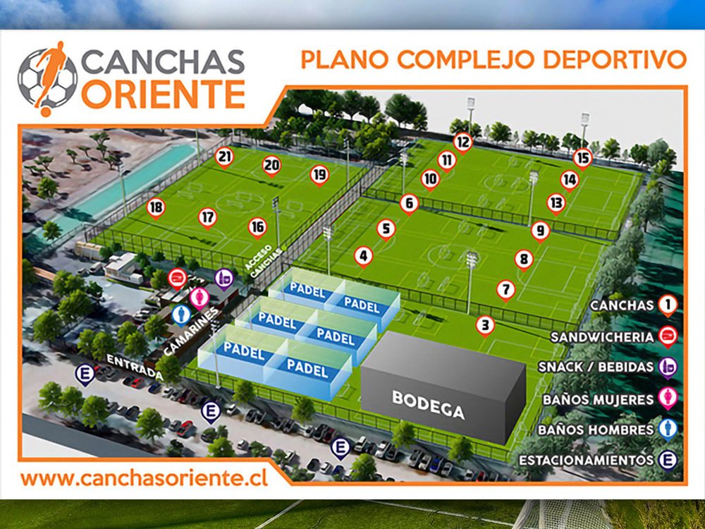 Mapa Complejo Deportivo